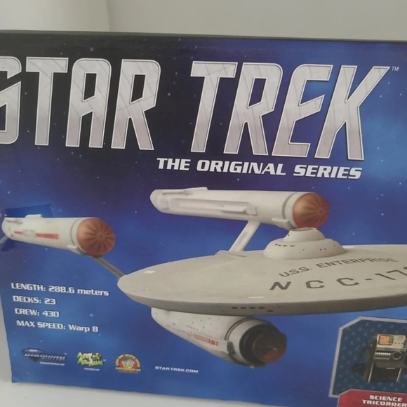 Diamond Select Starship Legends Star Trek TOS USS Enterprise NCC-1701 Art Asylum - Picture 9 of 12